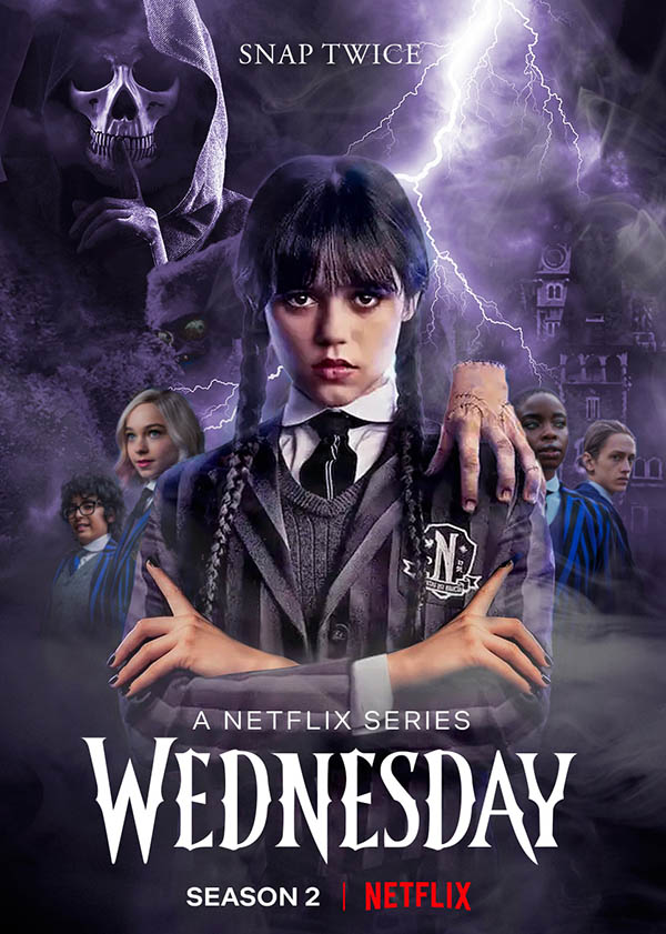 Uenzdey / Wednesday Addams 2 fasl 1-2-3-4-5-6-7-8-qism barcha qismlari (uzbek tilida)